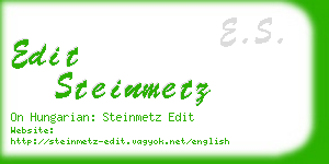 edit steinmetz business card